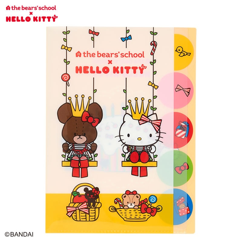 🌸 【預訂】A4 File (YL) - The Bears' School x Kitty