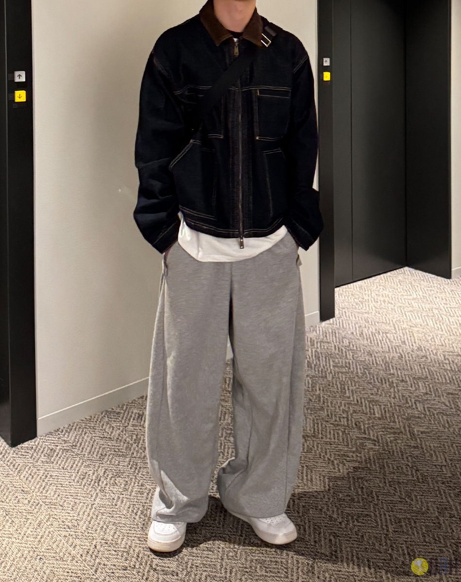 【100%保證韓國直送】側邊按扣裝飾多變抽繩橡筋腰寬褲 [5 color] RF1229903