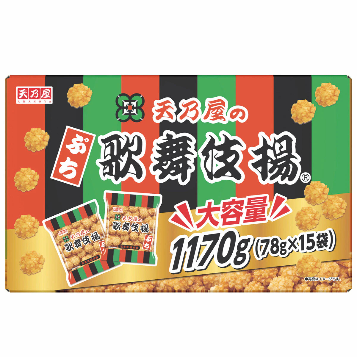 日本Costco  天乃屋 歌舞伎揚綜合米果 