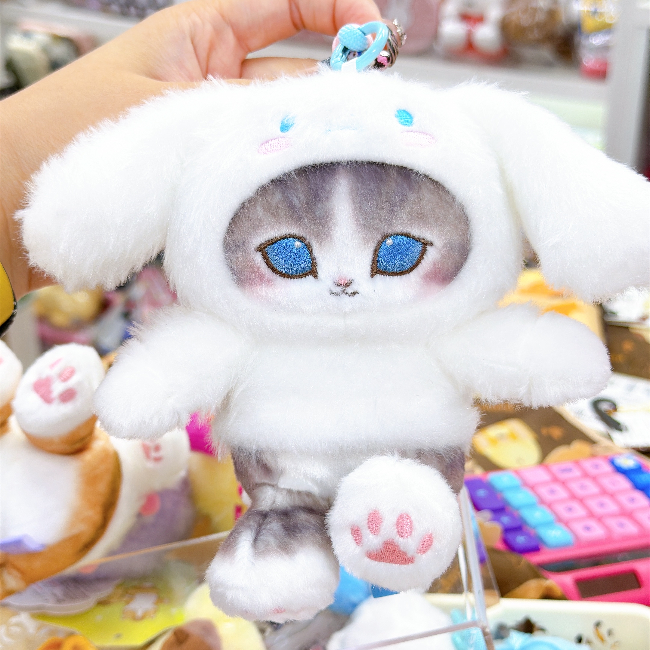 日本直送Sanrio mofusand 合作系列新款公仔掛飾