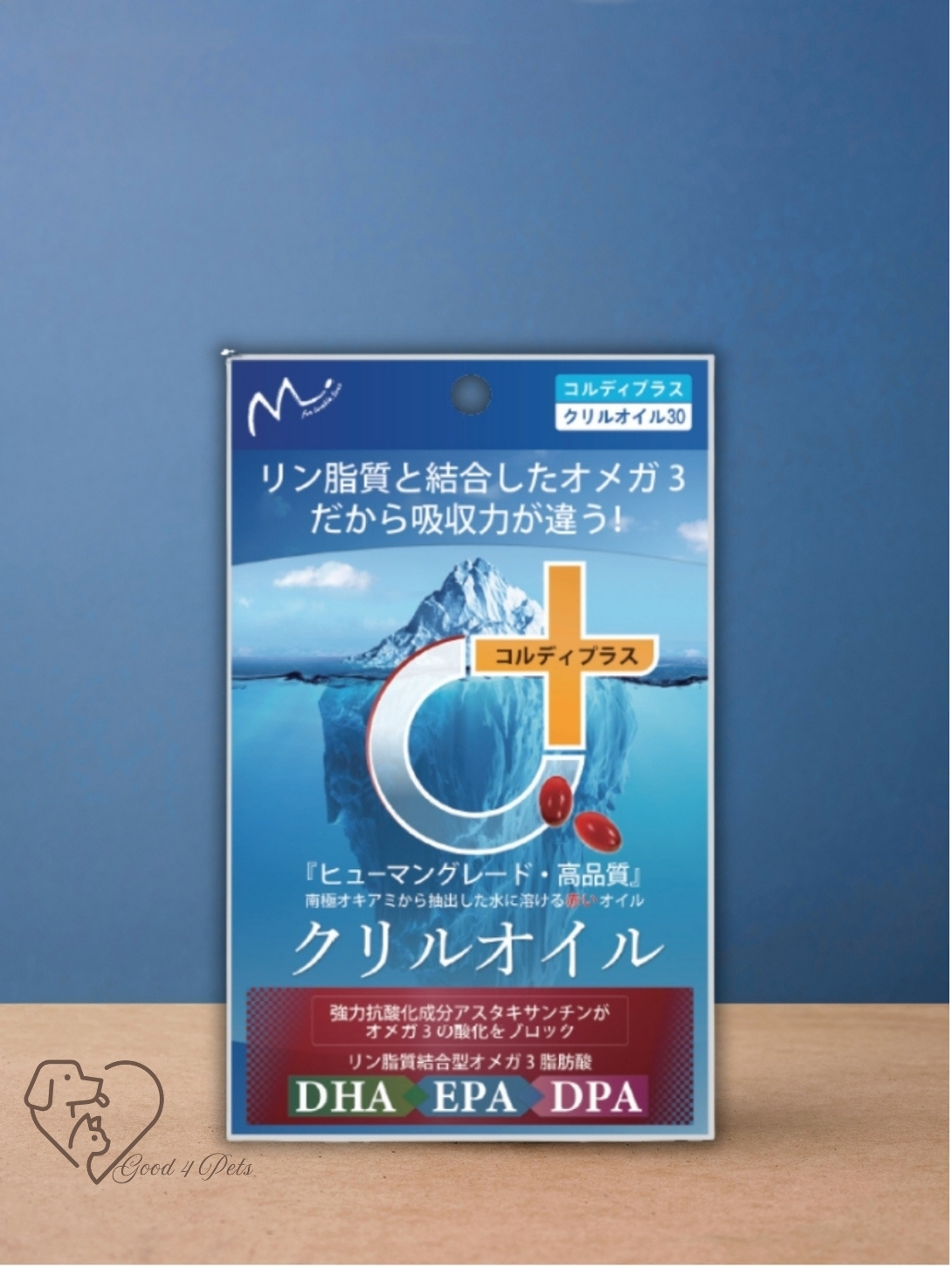 【寵物磷蝦油】Cordy Plus 南極磷蝦油 | 磷脂型 Omega-3 | 含蝦青素保護心血管