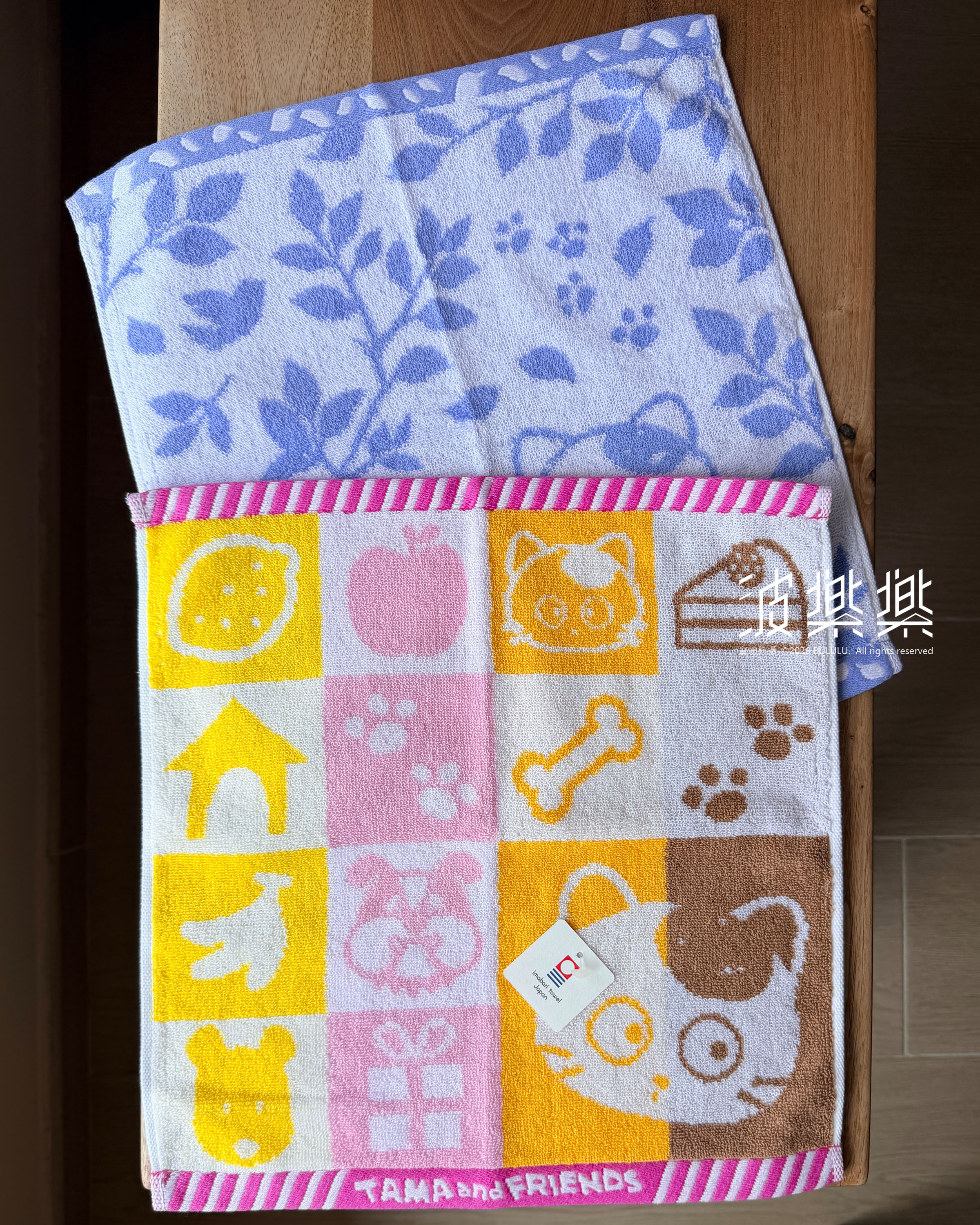 Tama and Friends貓狗寵物街 今治毛巾 手巾