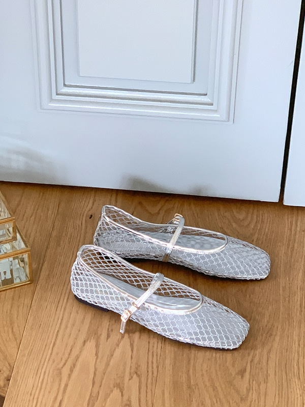Netted Ballet Maryjane (3 colors)