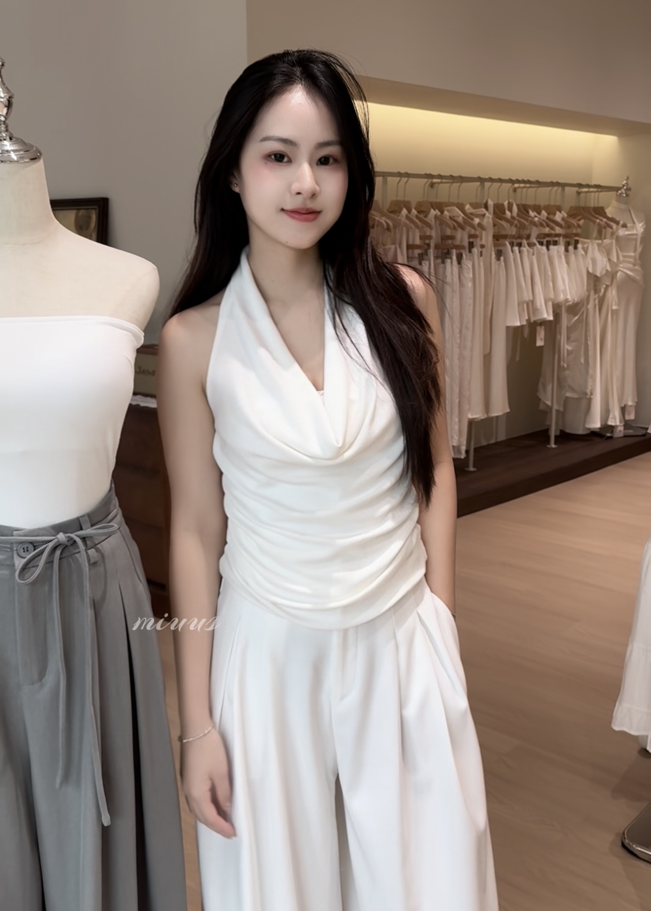 1793 Luxe Draped Wide-Leg Trousers 奢感垂感西装阔腿裤