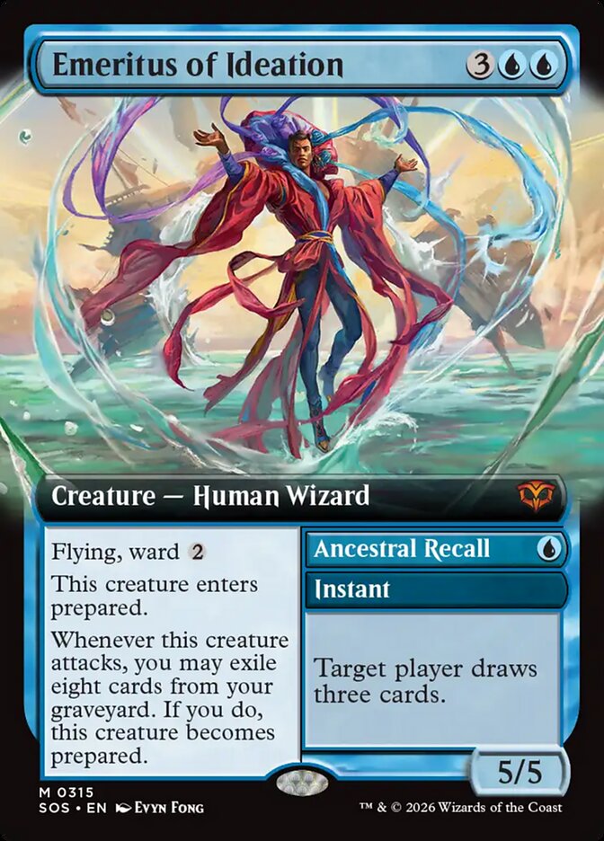 [EN] [Foil] Emeritus of Ideation // Ancestral Recall [SOS-315] M