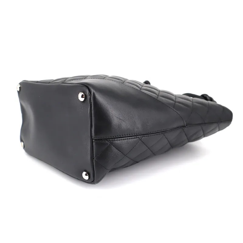 Chanel Quilted Cambon Ligne Medium Tote Bag