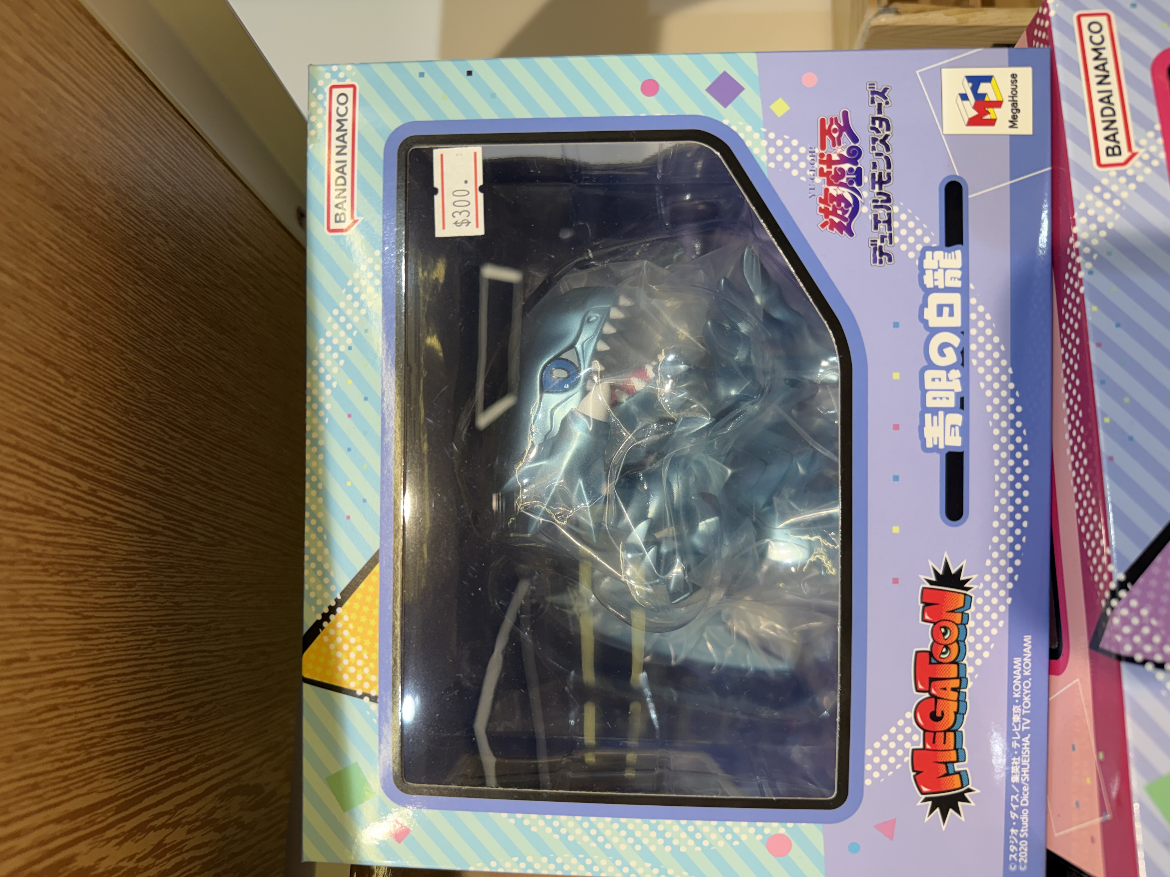 MegaHouse MEGATOON 遊戲王 怪獸之決鬥 青眼白龍 公仔