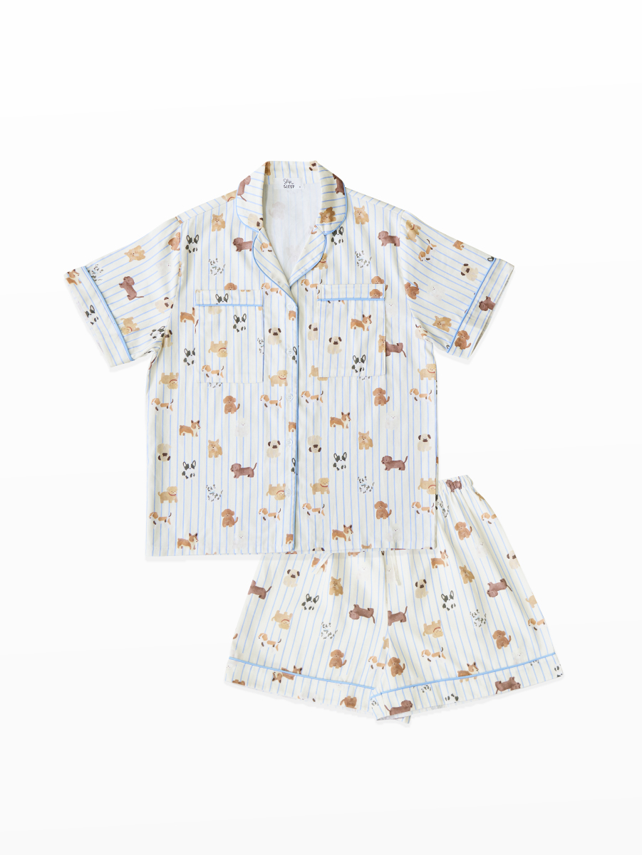 Slip to Sleep - Cream Pup Set