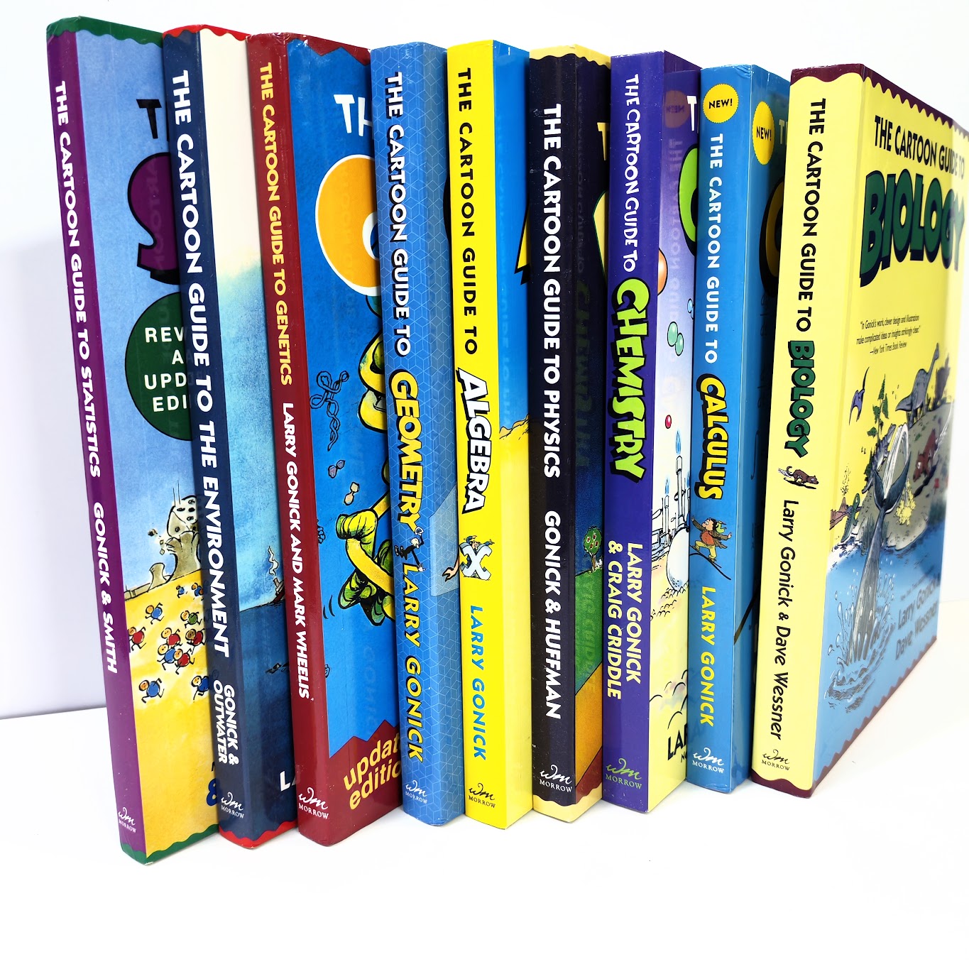The Cartoon Guide Series 9 books   | Paperback | 爆笑科學漫畫系列 |英文原版英語科普讀物9冊  | B136  