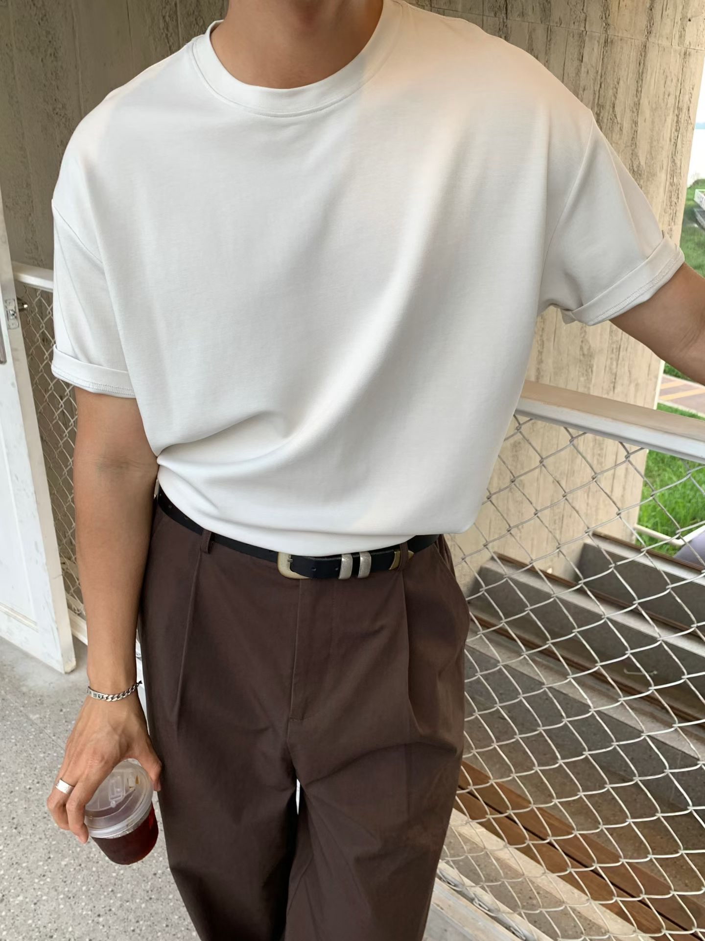 (Unisex) Premium basic tee #top26