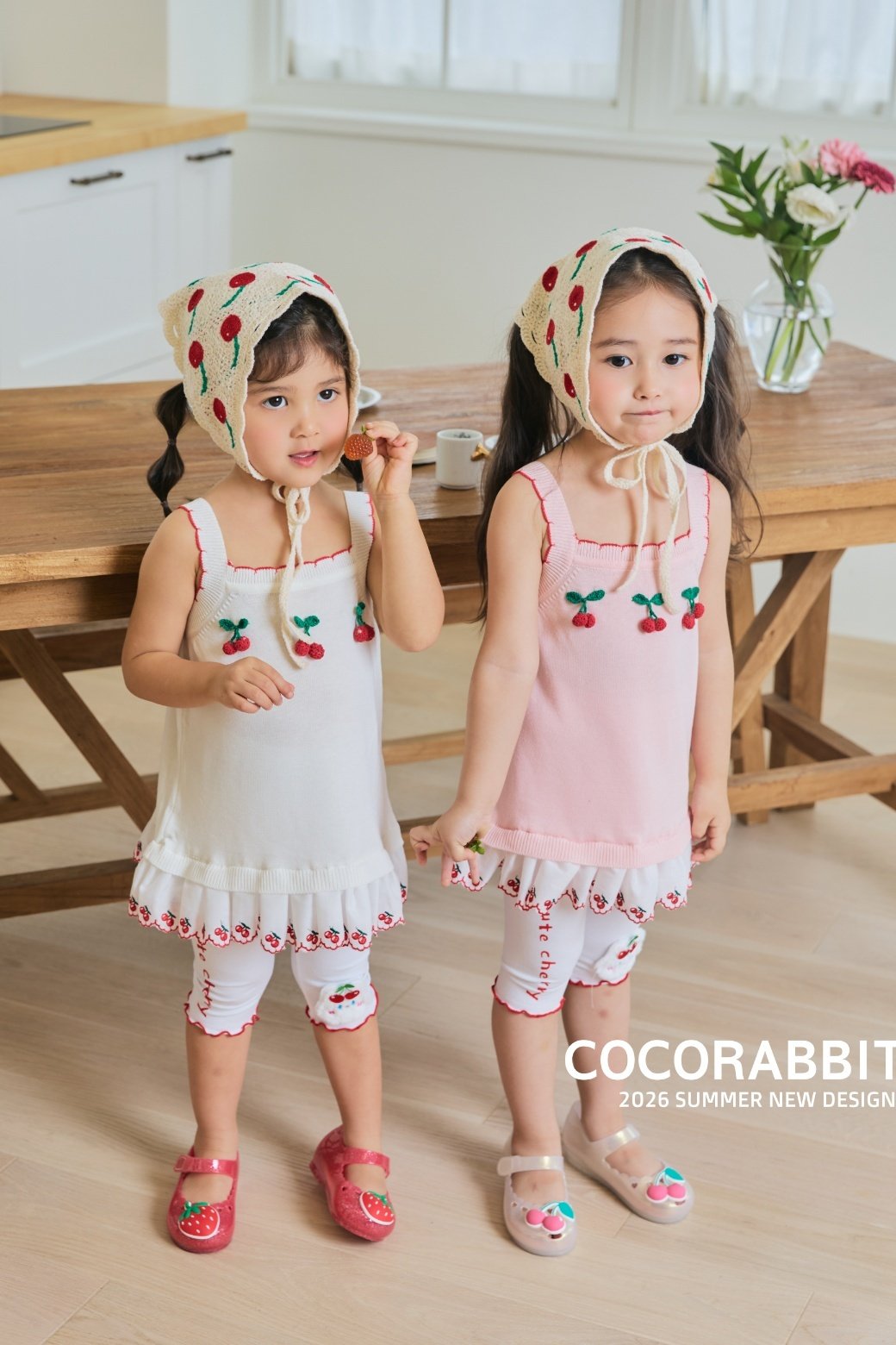 車厘子🍒 Vest / 車厘子🍒 兔仔 Legging / Hairband