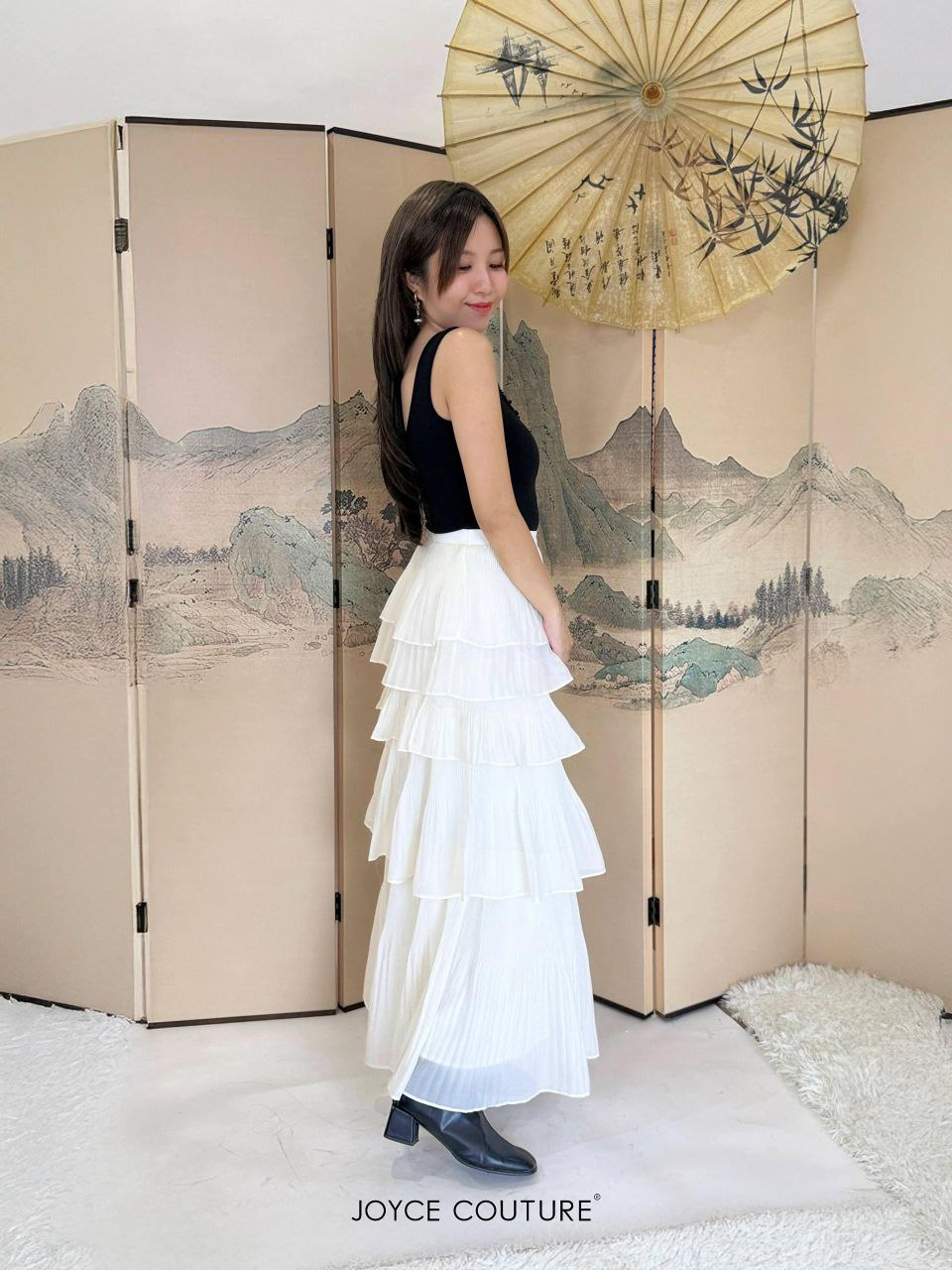 吊带胸垫背心 T0134