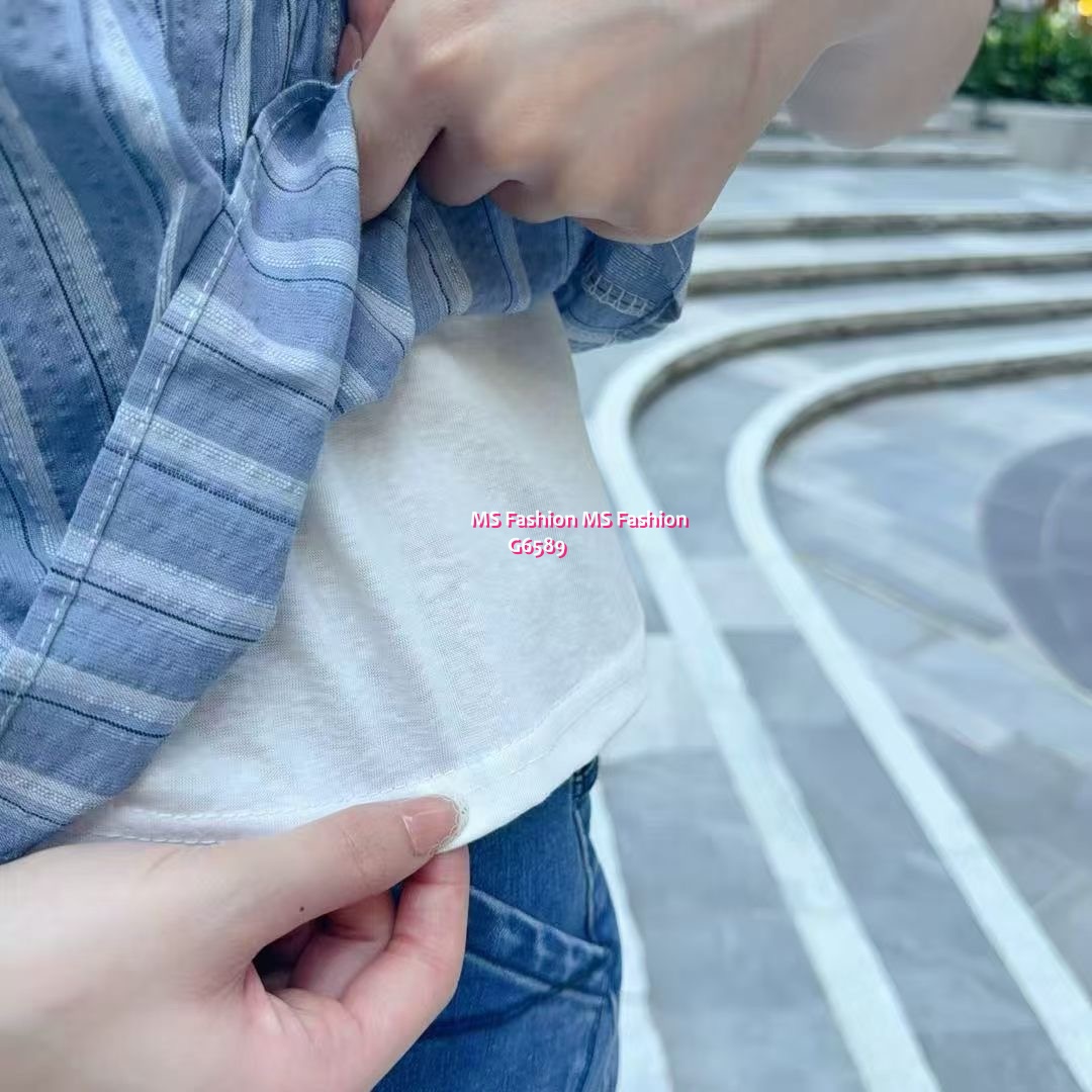 G6589 條子背心top set