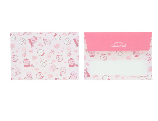 四月連線貨品 - 日本 CHIIKAWA Sakura Pink 迷你信紙套裝