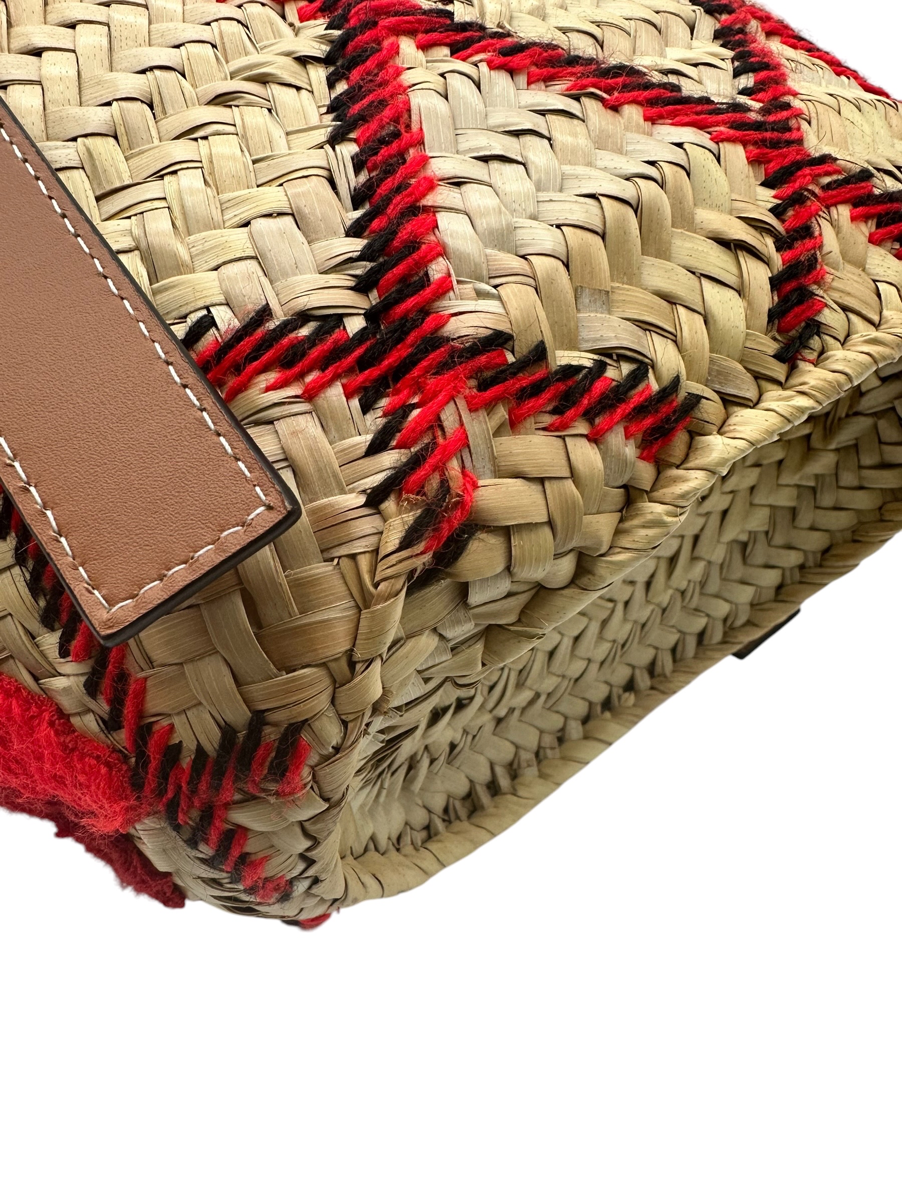 Pre-owned LOEWE Straw-woven Bamboo Basket Bag / Product Code: 071301