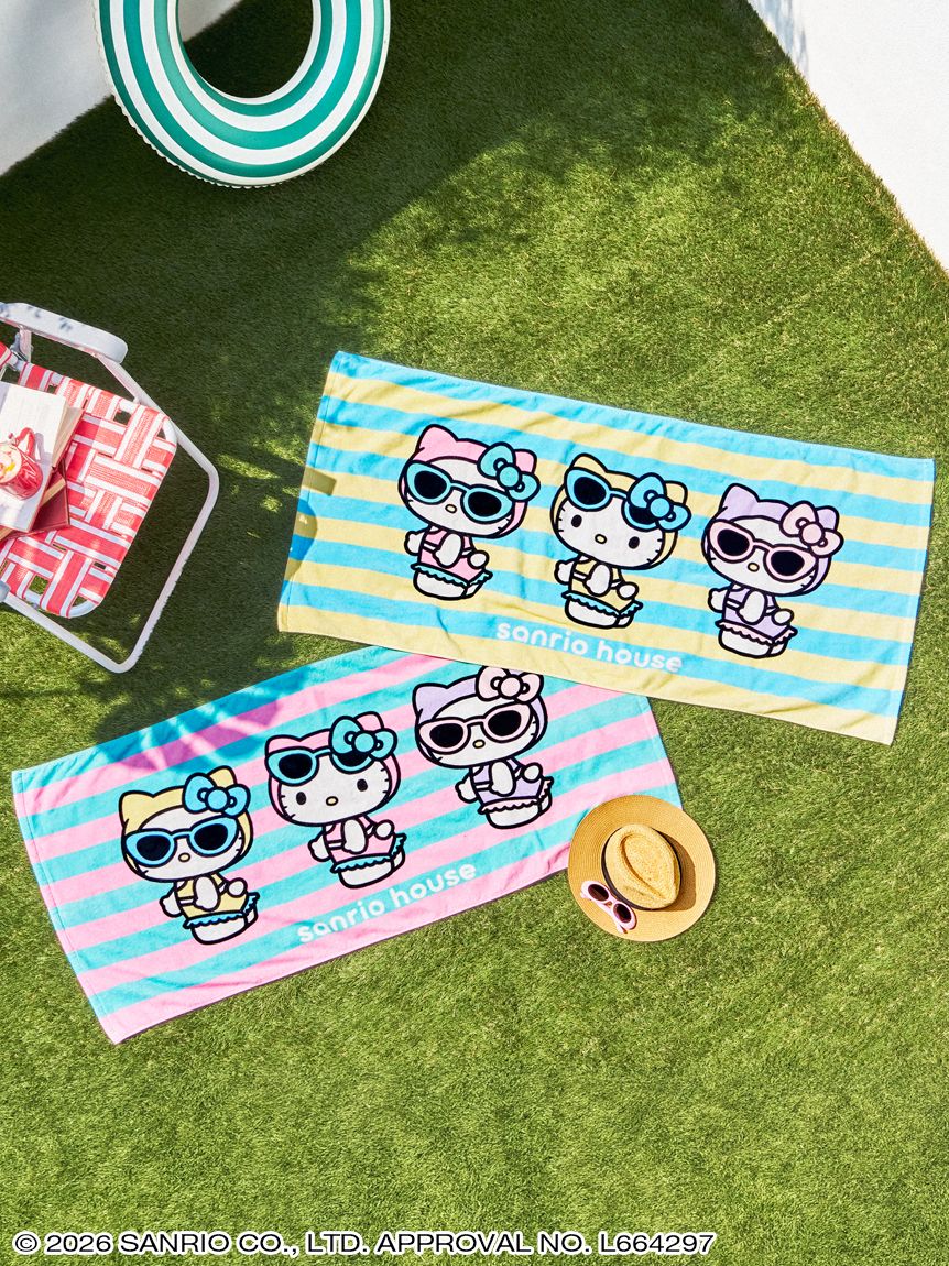 🎀【預訂】Sanrio Summer Beach Club 沙灘巾 W