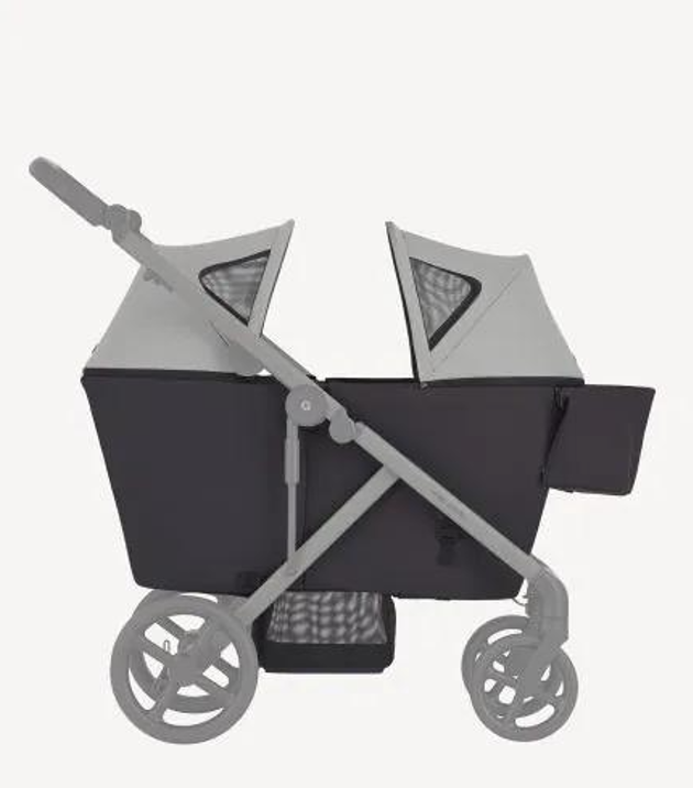 Anex Modu 雙人載物推車模組 | 多功能雙人嬰兒車 / 露營載物車 灰色