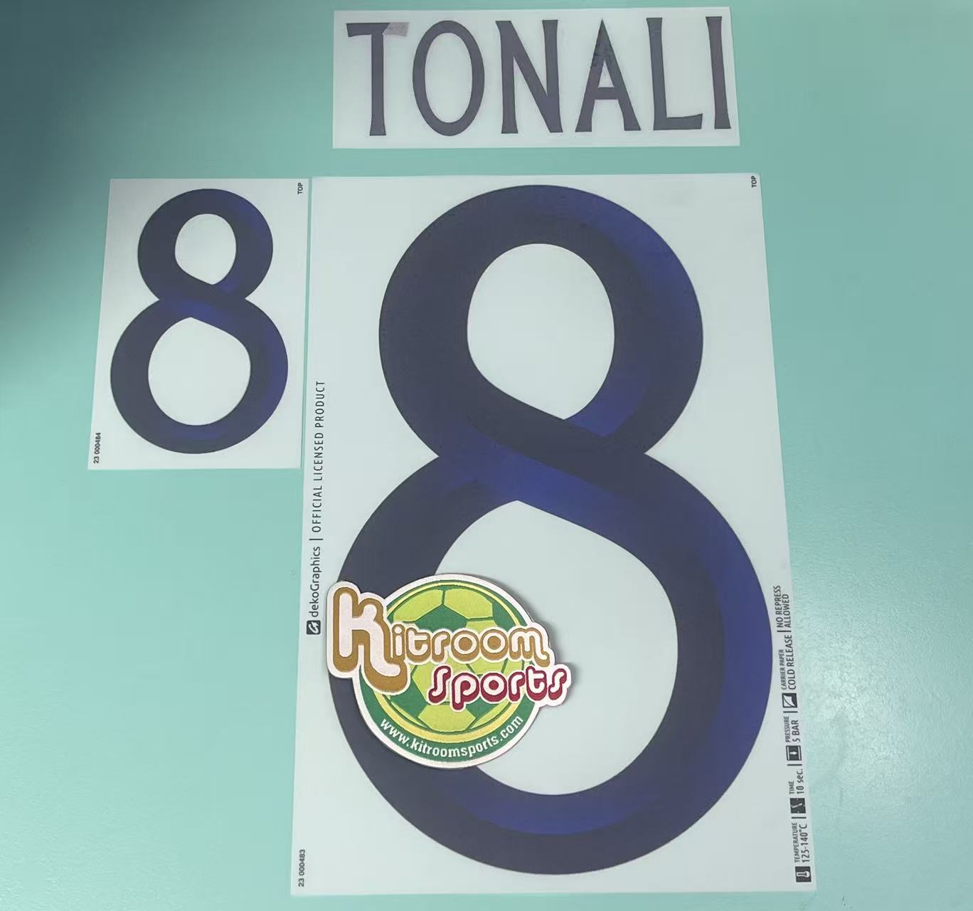 2023 Italy Away Nameset #8 TONALI