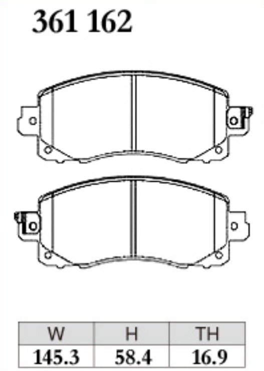 LOW DUST BRAKE PAD - SUBARU LEVORG ( VN5 ) 2020 ~ F&R
