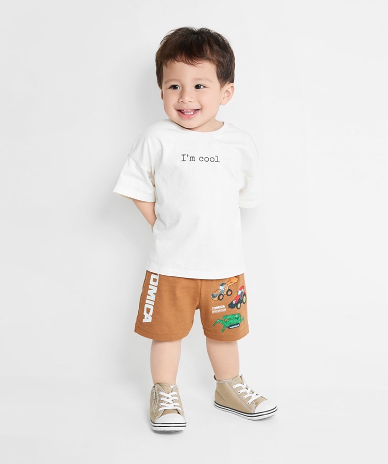 💚預訂 台灣直送💚Tomica三色車車印花竹節棉口袋短褲