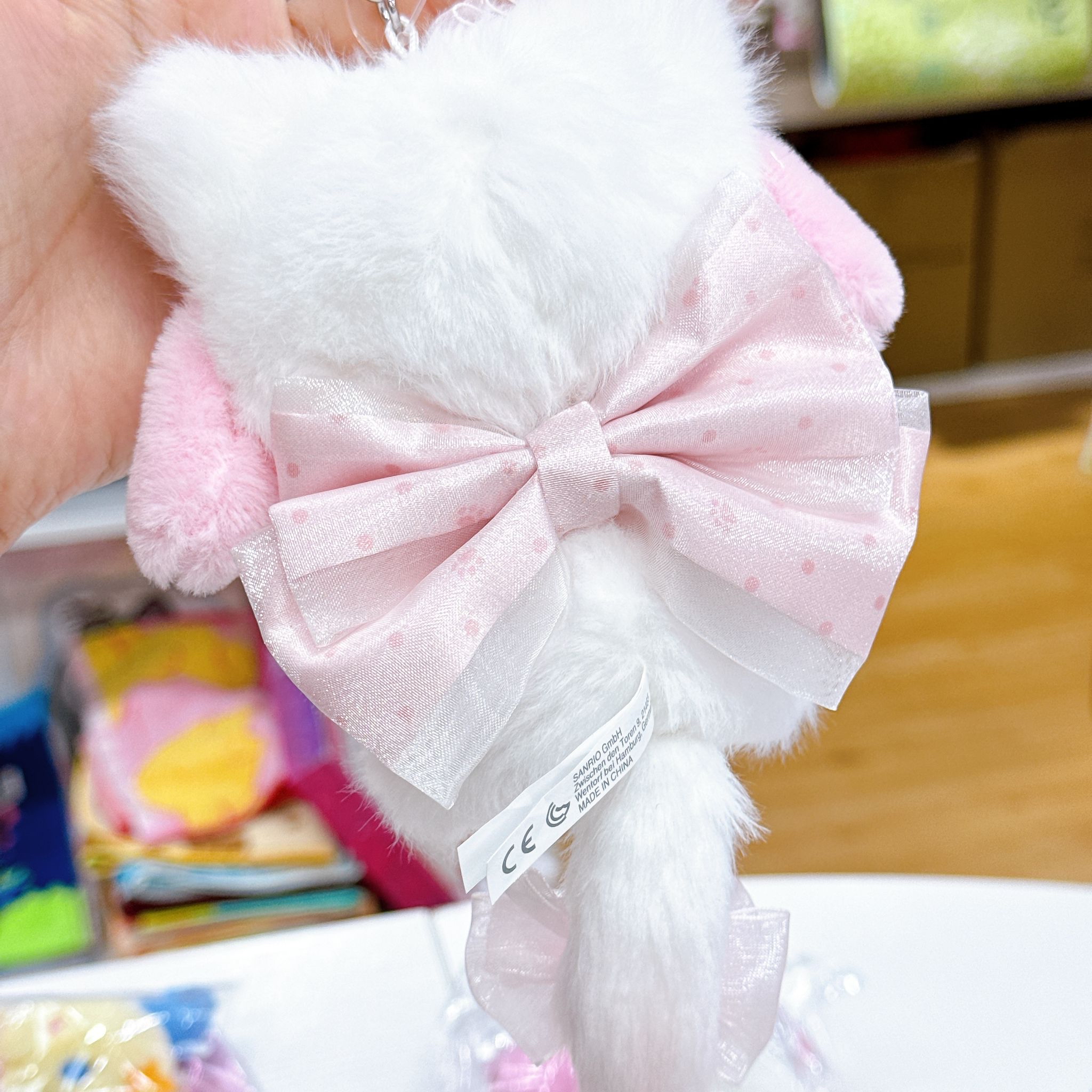 日本直送日本版白色貓咪系列公仔掛飾