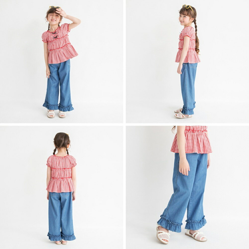 🆕【⭐訂購⭐】🌀 🇯🇵 日本直送🇯🇵 #接觸涼感 摺邊/流蘇 輕薄牛仔褲［3款選］🌀 [ELDA-0240][260526]