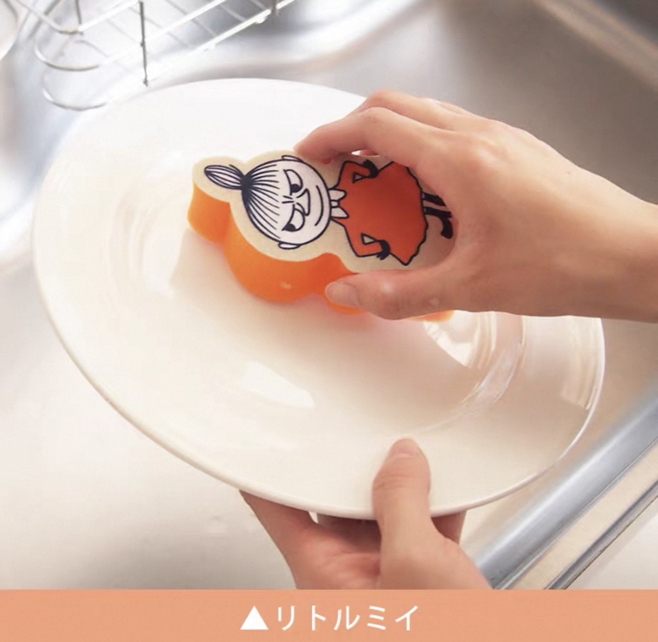 日本進口Moomin無紡布海綿(4pcs)