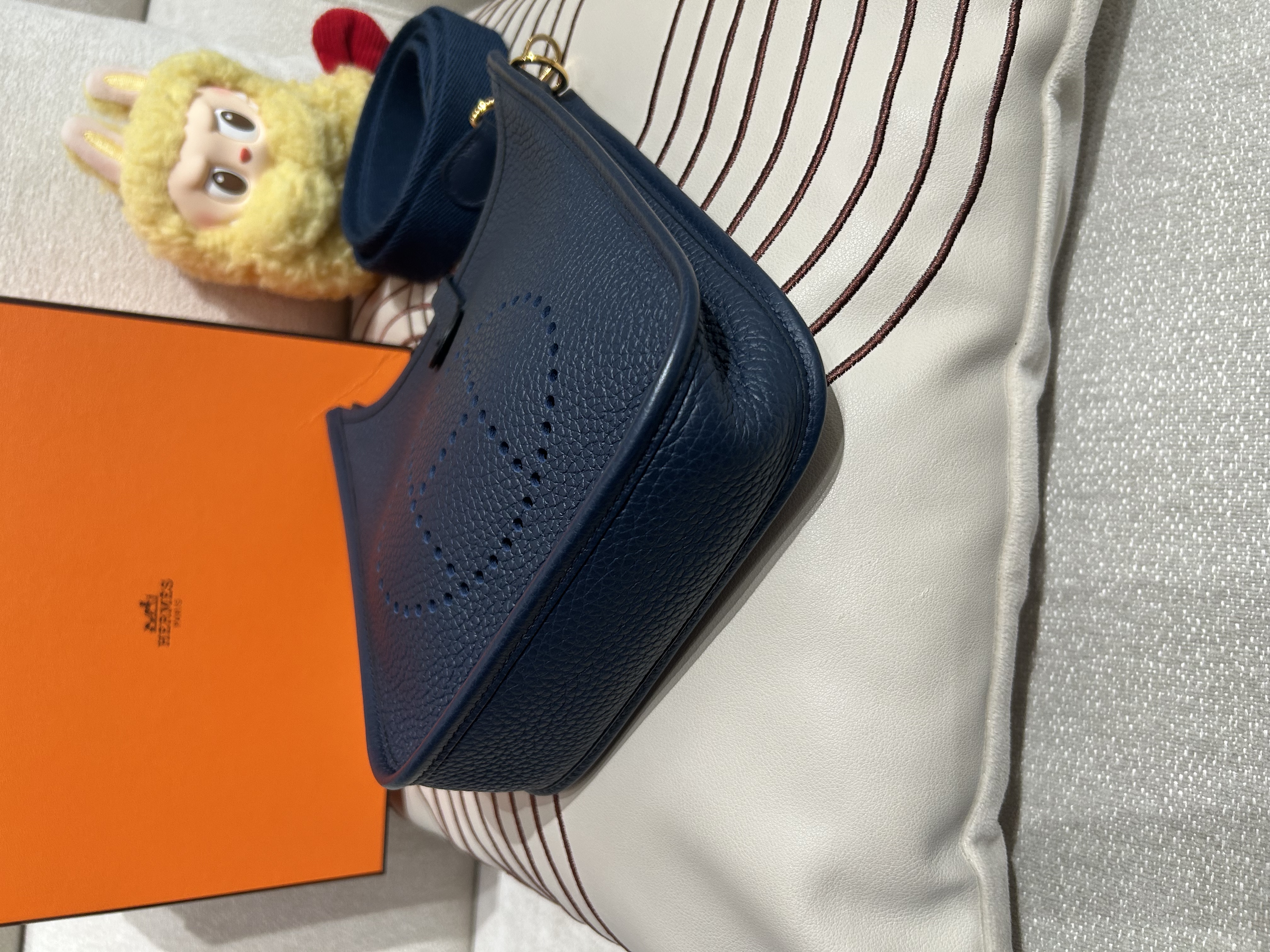 Hermes Mini Evelyne Stamp B 100%Authentic, 99%New ✅Dust bag ✅Box