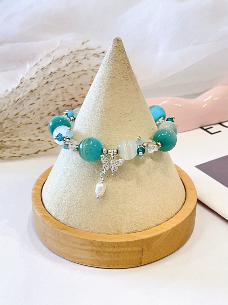 🧡💚✨ 橘色猫眼石 × 绿猫眼石 × 猫眼石手串 Orange Cat’s Eye, Teal Cat’s Eye & Cat’s Eye Stone