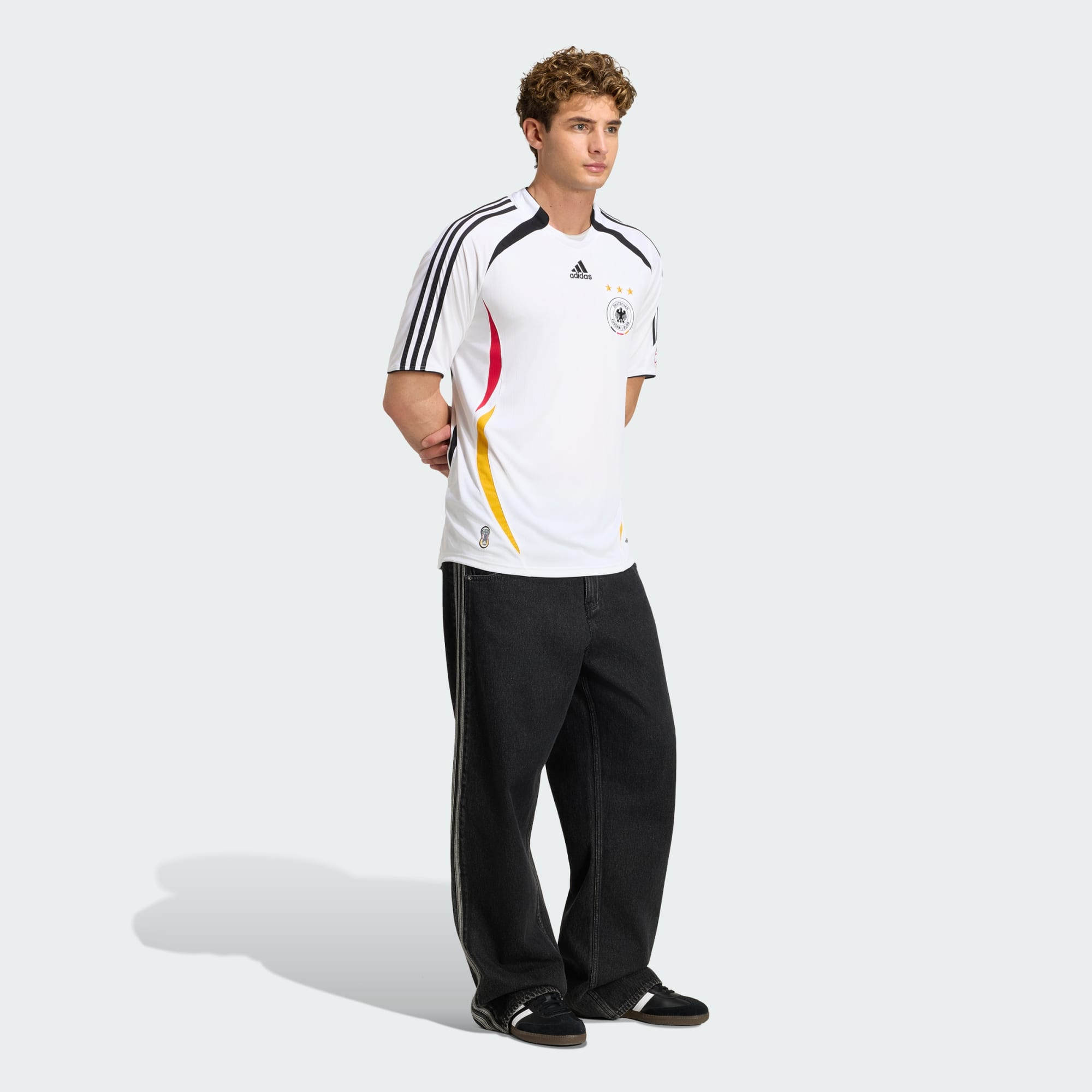 經典回歸⚪⚫🟥🟨Adidas Germany 德國 2006 主場球衣 Reissue (可加印字) KD3998