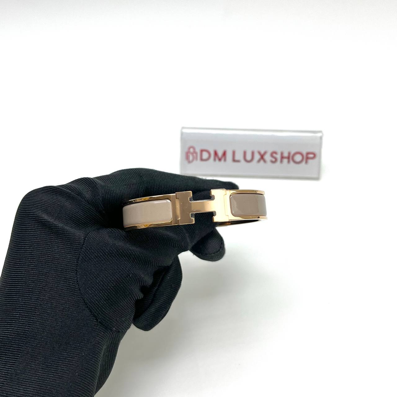 Hermes Clic H Marron Glace RGHW