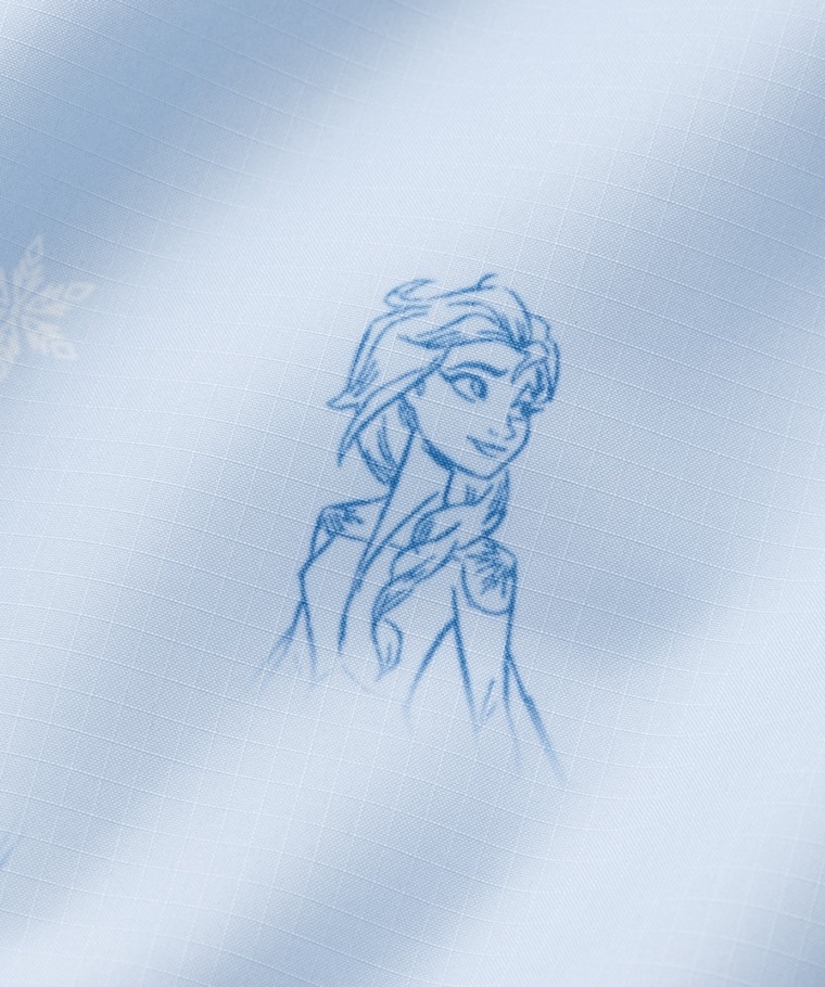 💚預訂 台灣直送💚Frozen系列兩色人物滿印抗UV輕型連帽風衣外套