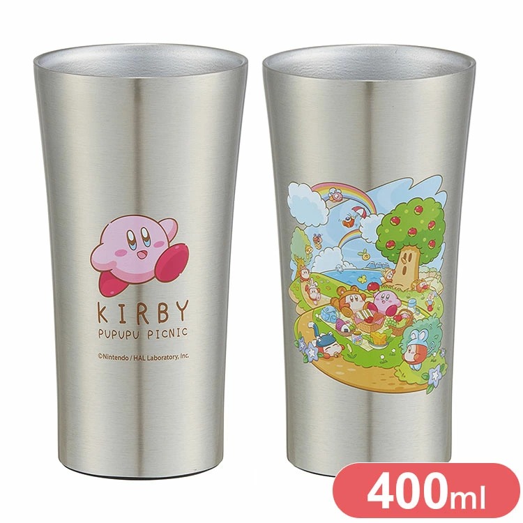 Skater Kirby Picnic 保溫不鏽鋼水杯 400ml