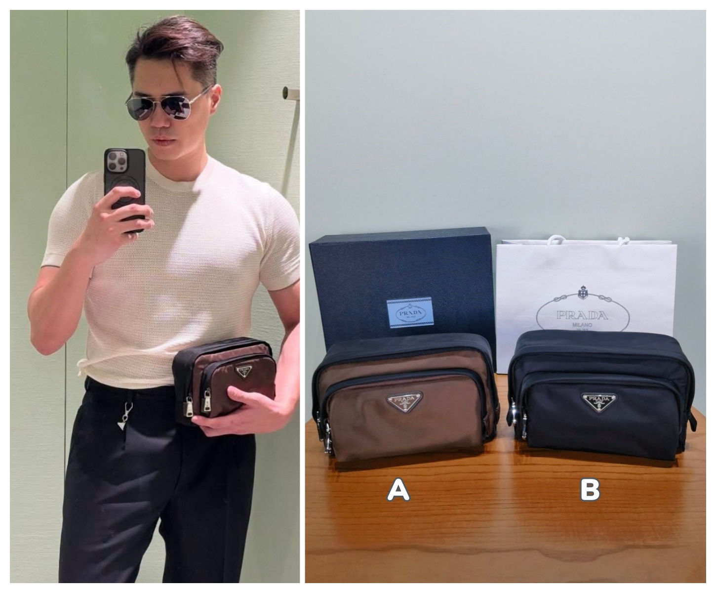 【頂級】Prada Re-Nylon pouch 手拿包