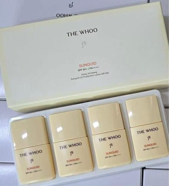 $9o盒。2盒以上$8o盒。WHOO 后空氣冰爽防曬霜 13ml*4支 (盒)