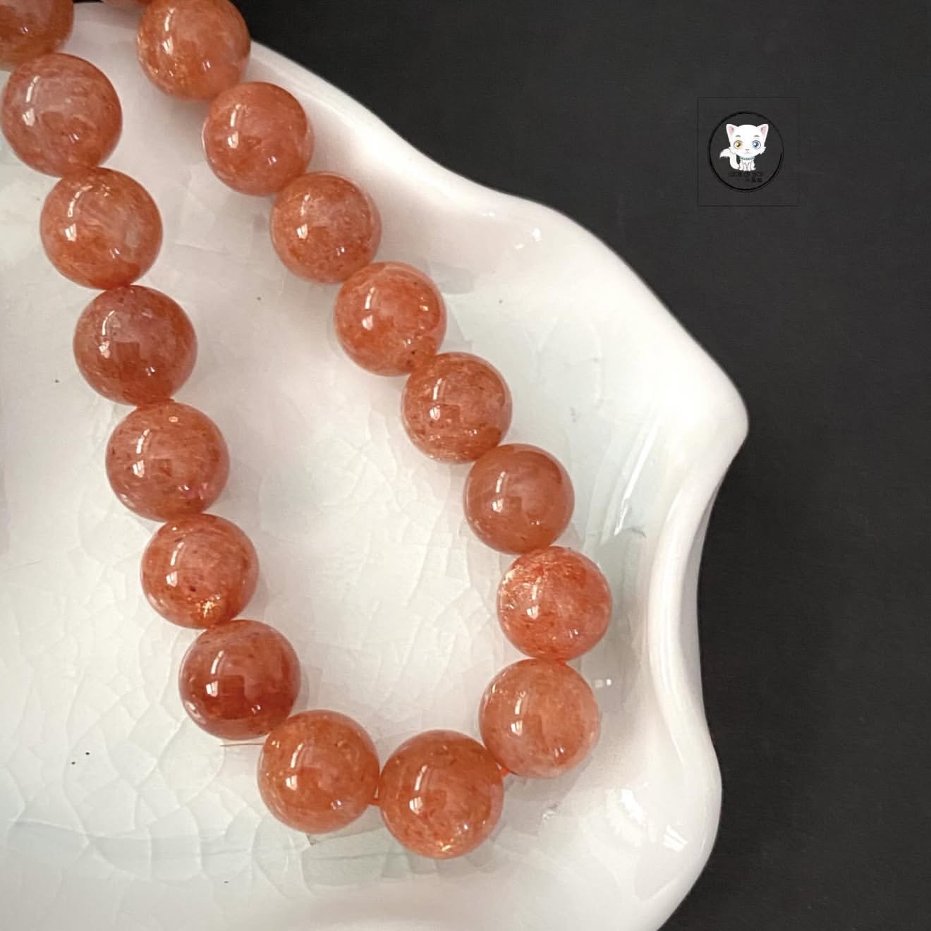 天然金太陽石手鏈 9mm