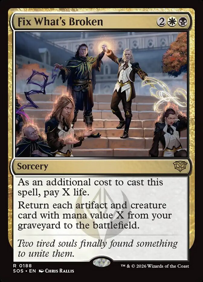 [EN] [Foil] Fix What's Broken [SOS-188] R