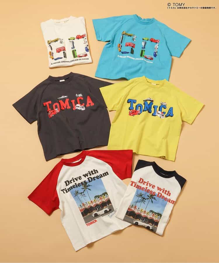 🇯🇵預訂 日本直送🇯🇵Breeze x Tomica系列六色車車字母印花短袖T恤