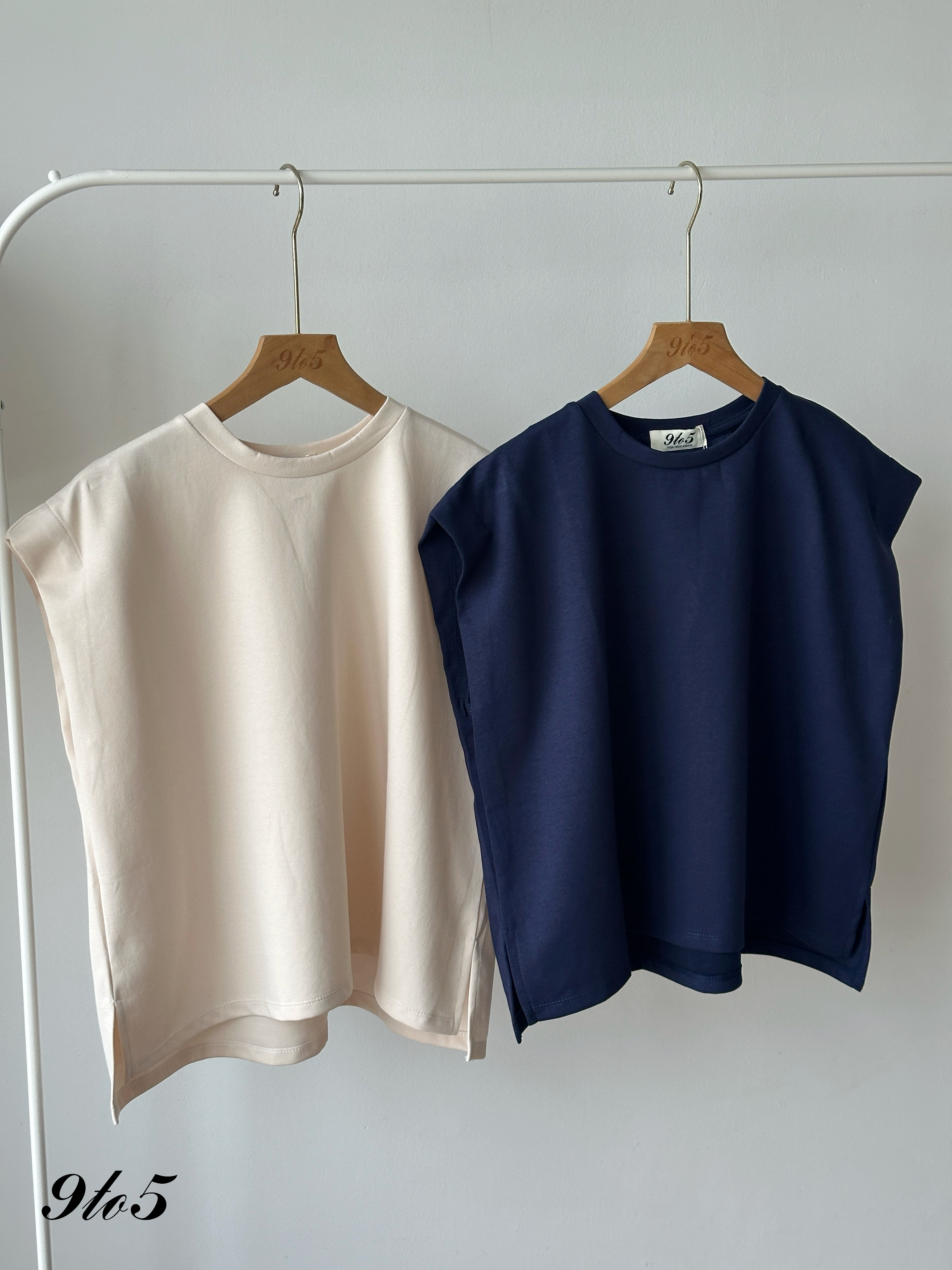 T4419 Cape Sleeve Oversized Plain Tee - 4 Colors 