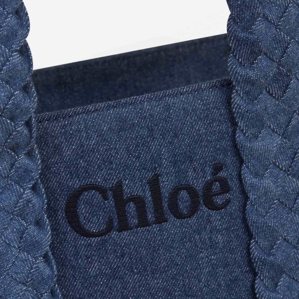 Chloe Woody牛仔中號Totebag 