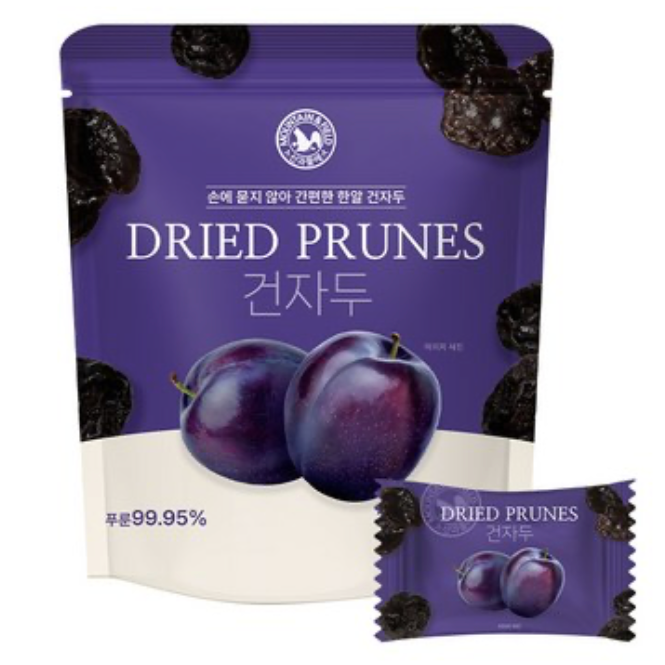天然輕瀉劑｜韓國 MOUNTAIN & FIELD 松鼠家 天然高纖 通便西梅乾 150g / 袋｜Dried Prune