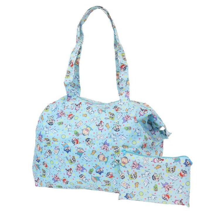 日本直送蠟筆小新旅行袋 可收納