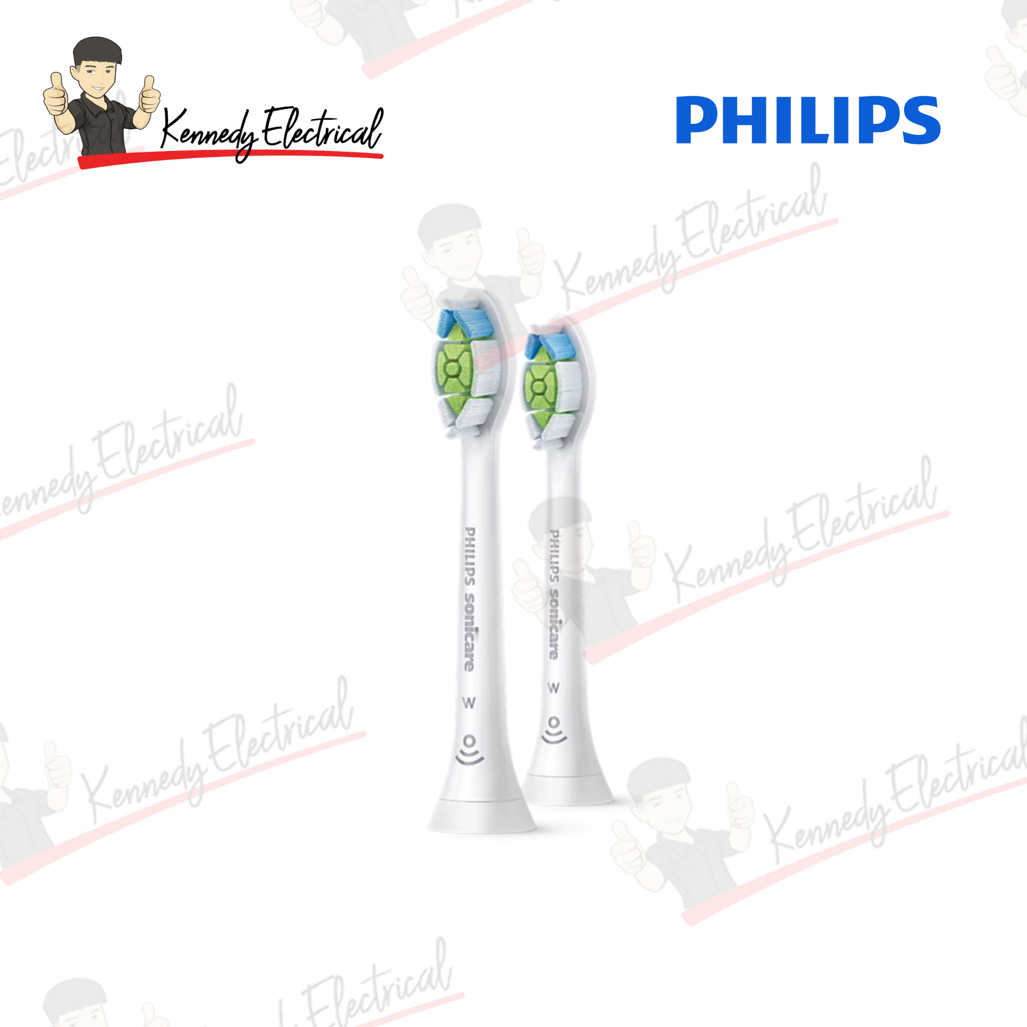 Philips Sonicare W2 Optimal White Standard Toothbrush Heads 2pcs (HX6062/67)
