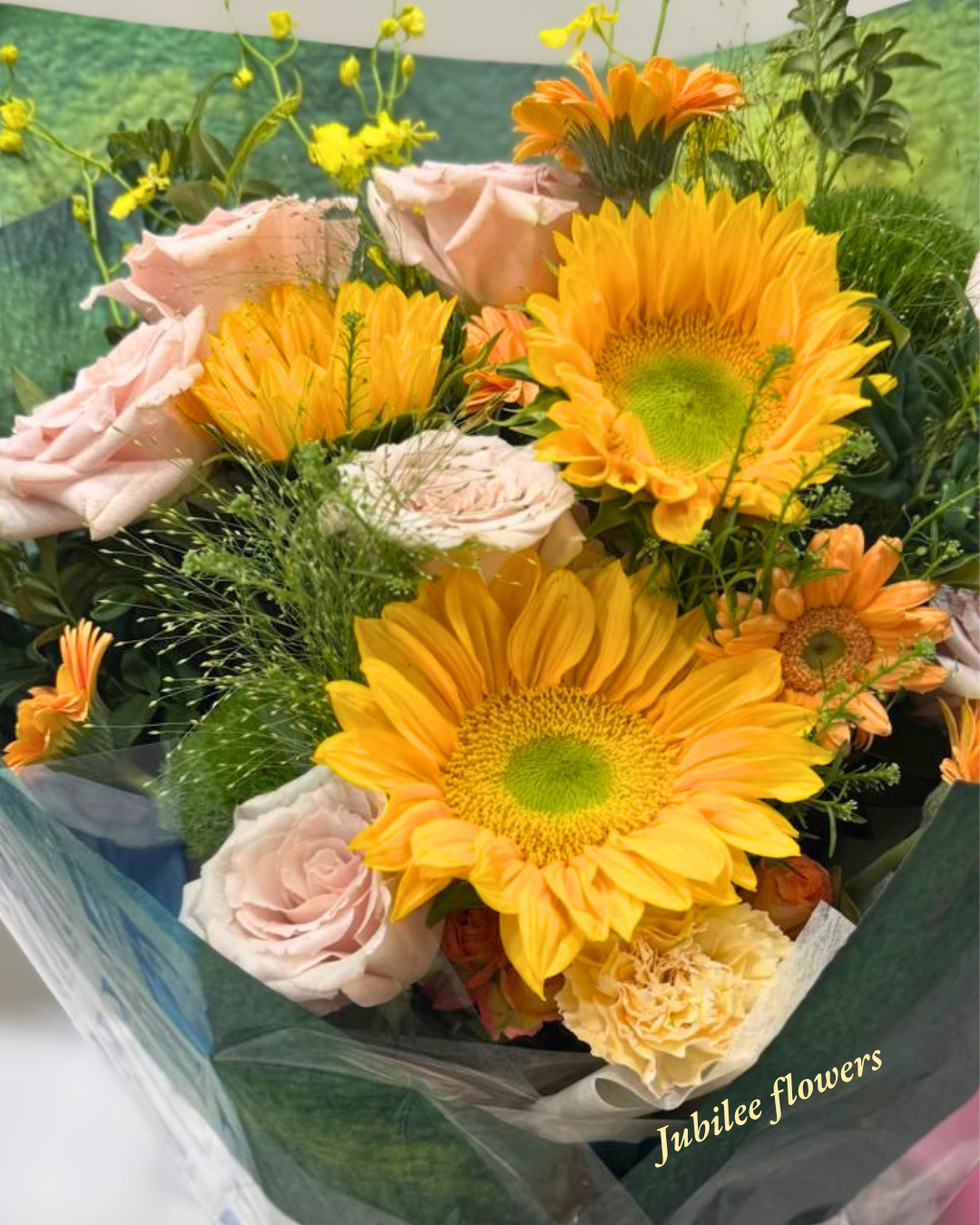 🌻向日葵 · 玫瑰混搭花束