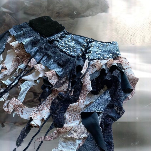 Classic Cyberpunk Handmade Skirt