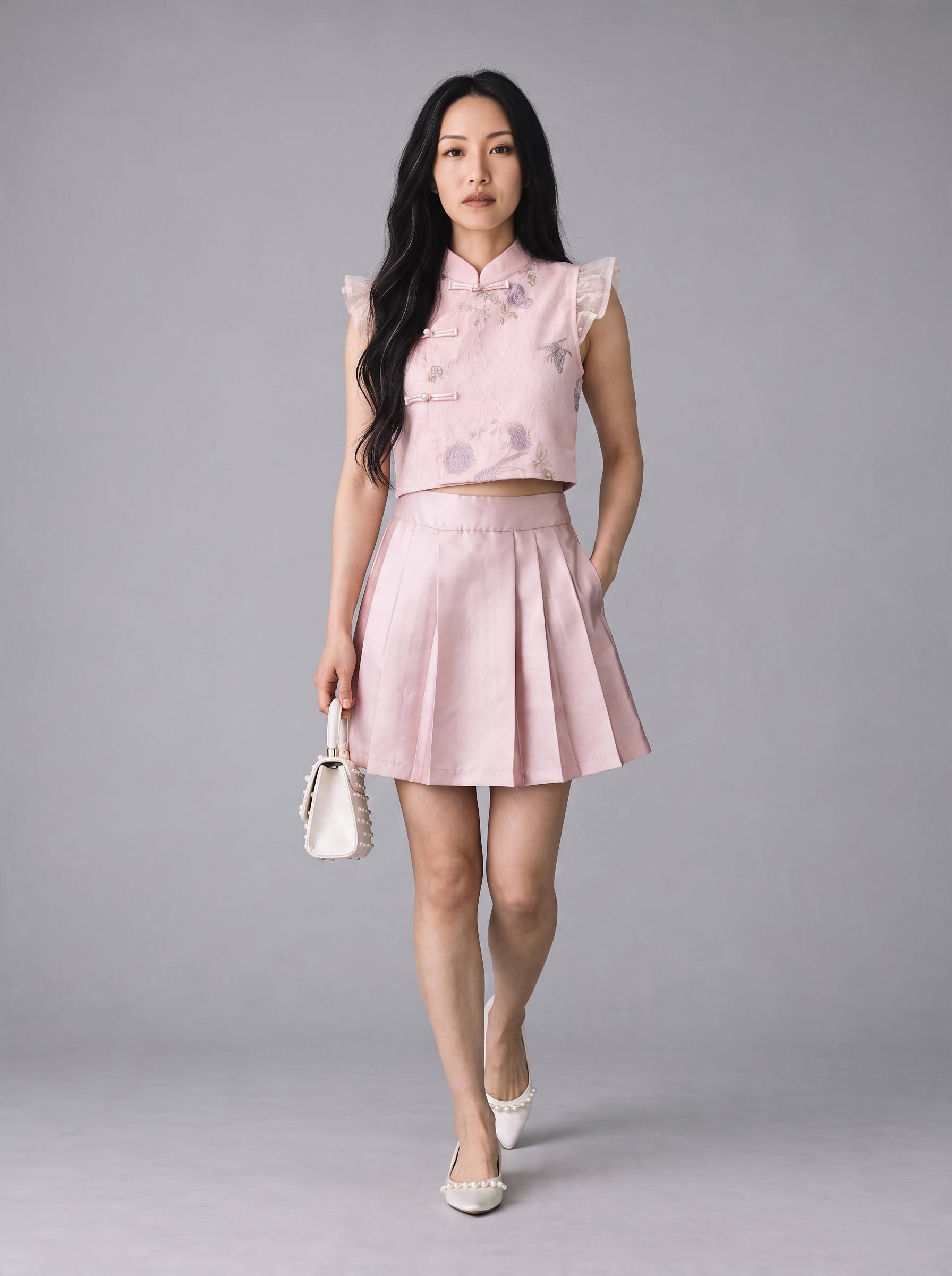 Modern Chic Qipao Set M268