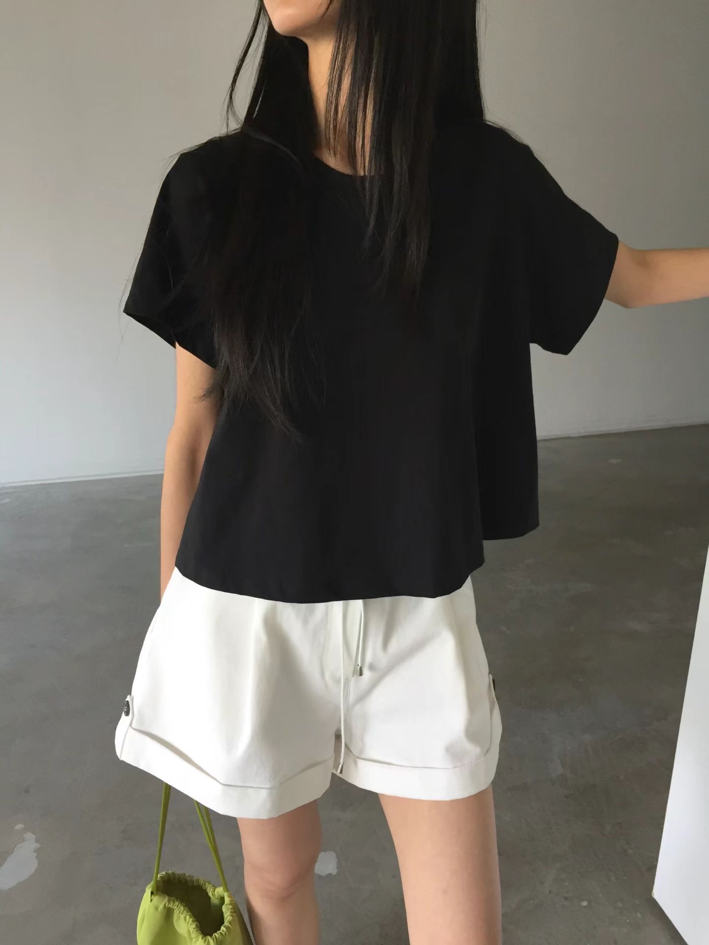 Basic crop tee #top134