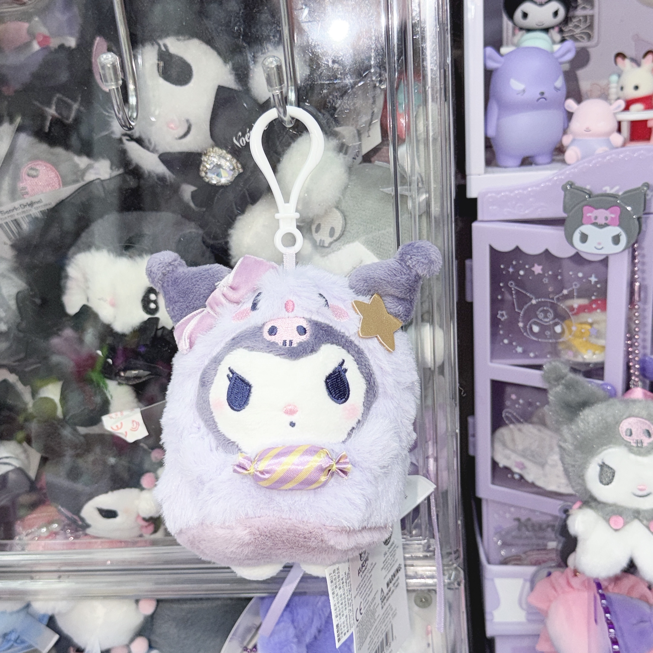 Kuromi 糖果幽靈吊飾 膠扣