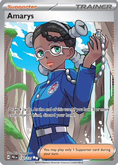 Pokemon TCG Prismatic Evolutions - Amarys-132/131
