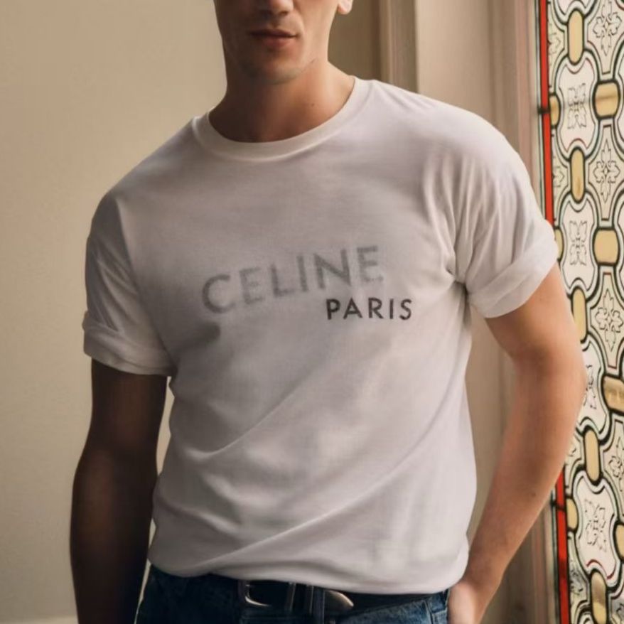 🟥BB00399🟥Celine S26 經典字體短袖